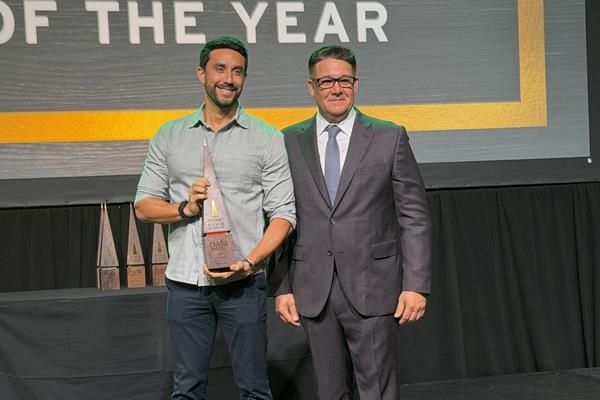Wood Floor of the Year Best Staircase Award - Urbanik Surfaces, Miami, FL