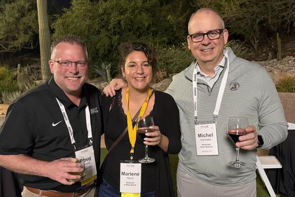 Doug Young, Marlene Morin and Michel Vermette