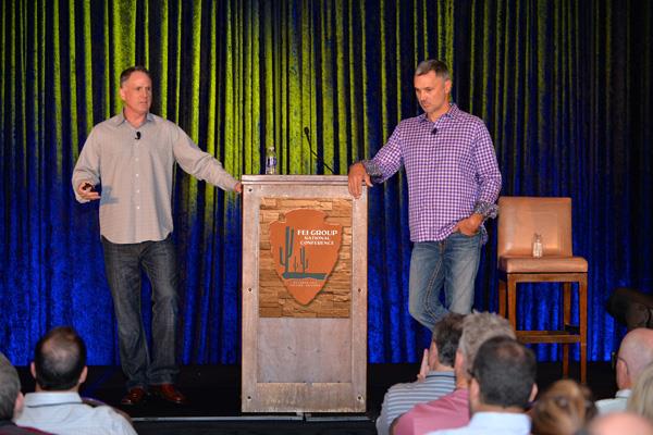Jay Smith and Dave Gheesling kick off the Welcome Session.