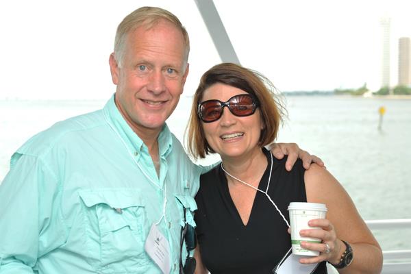 Kemp Harr (Floor Focus) and Tanya Jones (Bentley Mills)