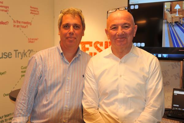 Aern Hatem and Gary Robinson of Tricycle