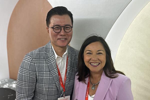 Dan Koh with Nox Corporation and Jennifer Zimmerman with AHF