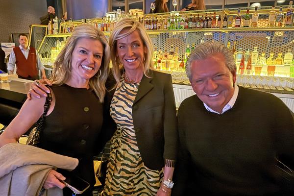 Laura Bartley with Joanna and Jeff Meadows of Mohawk Industries
