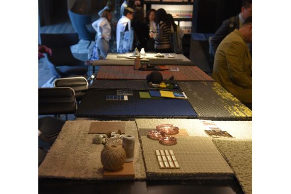 Mohawk Group's Inspiration display in their new showroom