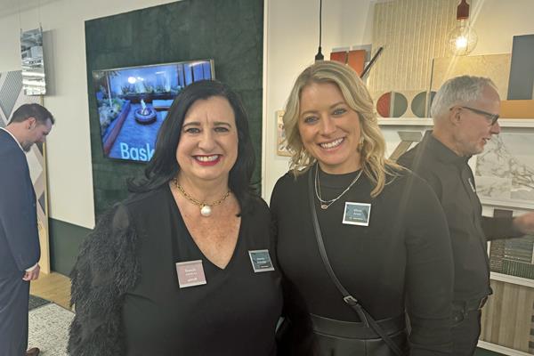 Brenda Knowles and Alicia Ariza with Shaw Contract