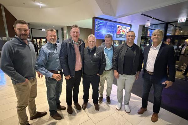 Ralph Grogan with the Taylor Adhesives team