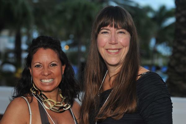 Jane Merlo (Glidden Spina + Partners) and Sharon Folliard (Johnsonite/Tarkett)