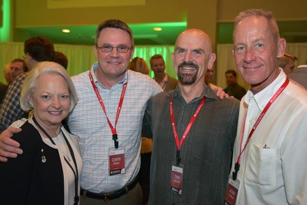 Chris Bates, Todd Bircher and Jerry Trainer