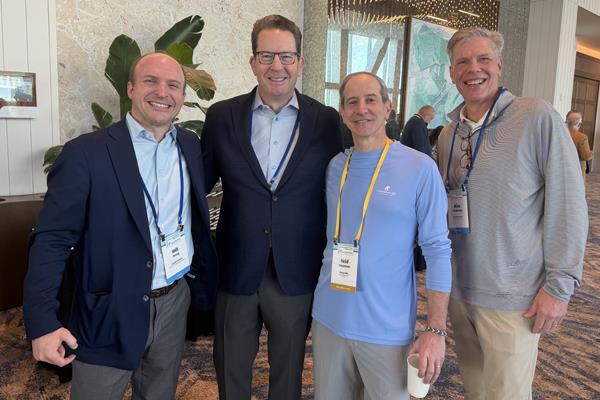 Will Young, Trey Thames, Reid Grossman and Mike Sanderson
