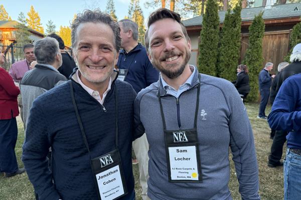 Stanton's Johathan Cohen and Sam Locher, AJ Rose Carpets and Floors