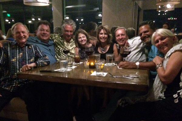 Left to right Sam Roberts - Roberts Carpet & Fine Floors Steve Coles - Coles Fine Flooring Bill Cogdall - Retired from CFM Valerie Roberts - Roberts Carpet & Fine Floors Donna & Jim Mudd - Sam Kinnaird's Flooring Phil Koufidakis - Baker Bros. Ann Mitchell - Coles Fine Flooring