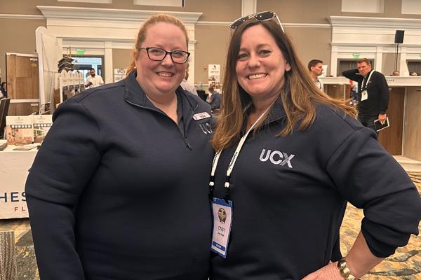 Kate Laramee and Cindy Papa with UCX