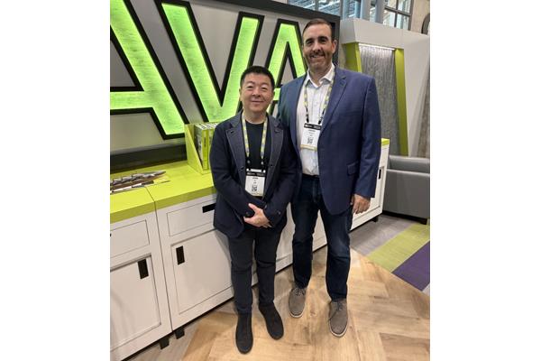 John Wu and Jeremy Whipple in the AVA space
