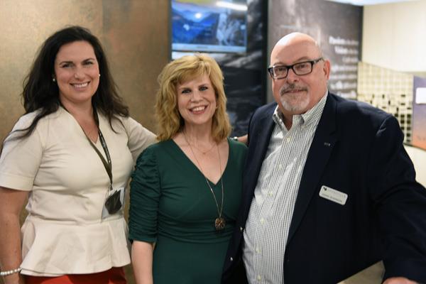Lindsey Ann Waldrep, Irene Steelman and Mark Shannon, Crossville Tile