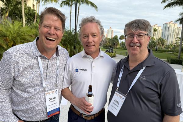 Dave Triepke (Universal Metro), Joe Gammons (OFDC Commercial Interiors) and Mike Graystone (Floor Source)