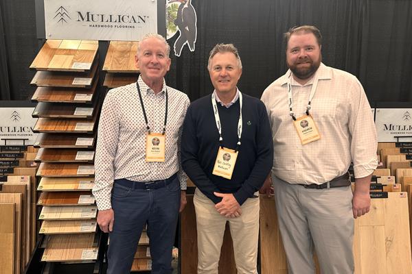 Kevin Murphy, Pat Oakley and Andrew Frazier with Mullican