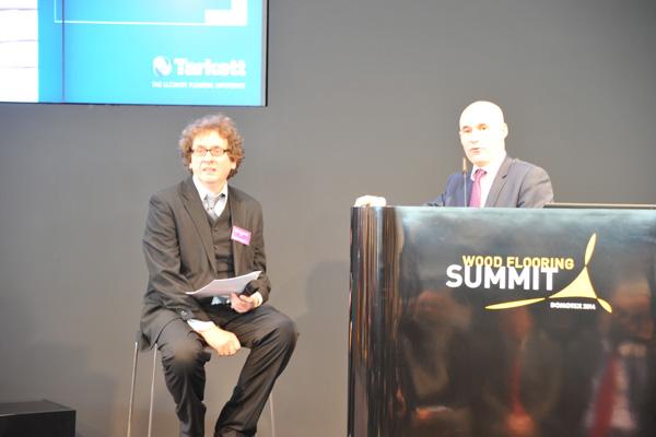 Michel Giannuzzi, Tarkett CEO and Michael Braungart