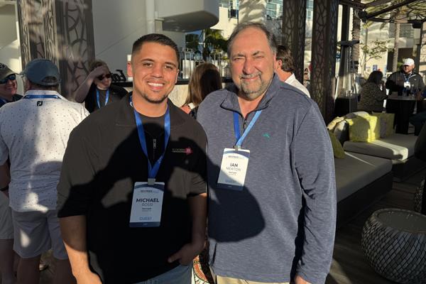 Michael Rossi- Flooring 101 and Ian Newton - Flooring 101 and NFA President