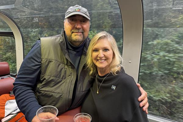 Ian Newton and Ann McDermott