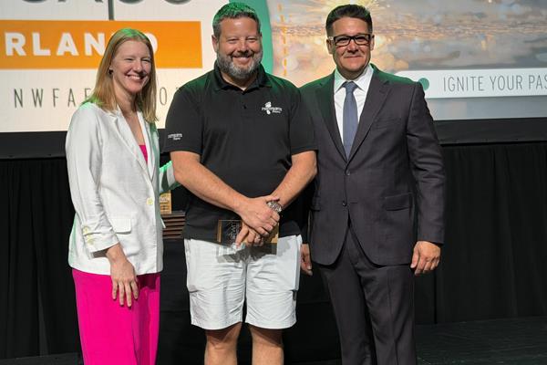 Bryan Park, Footprints Floors received the NWFA Vanguard award