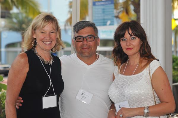 Anne Harr (Floor Focus Magazine) Robert Ruscio (Ruscio Studio) and Irina Broido