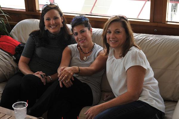 Erin Dempsey, Valerie Ottaviano and Leigh Wright