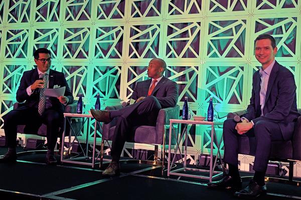 Bill Griese - TCNA, Corey Clayborne - AIA, Peter Templeton - USGBC Opening Keynote Speakers