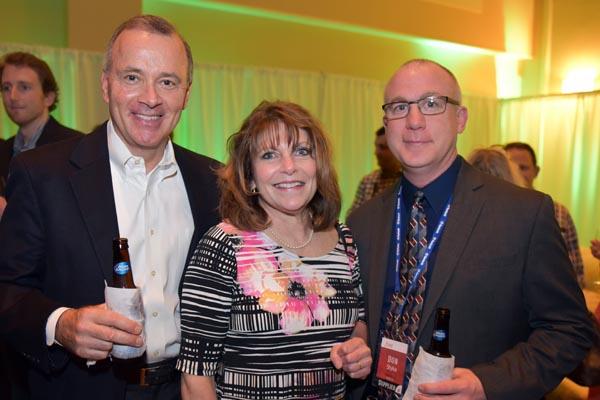 Geoff Gordan (Fuse Alliance), Brenda Ciccarello and Don Styka (Tarkett)