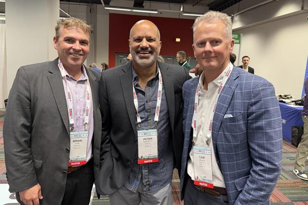 Brian Duke, Peter Barretto and Cam Bowen - Torlys Inc.
