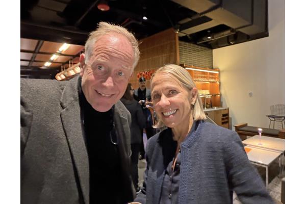 Kemp Harr with The Merchandise Mart's Lisa Simonian
