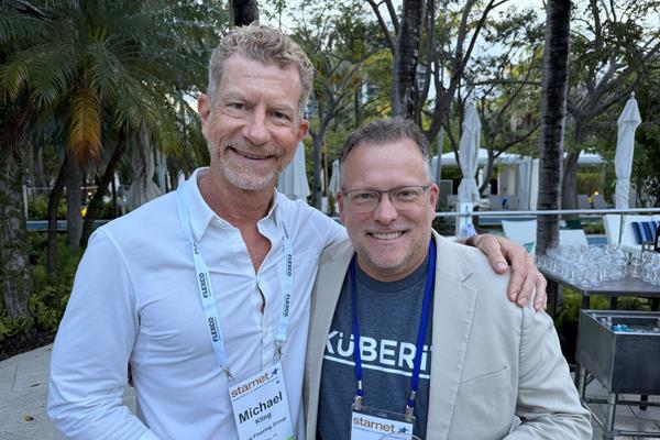 Michael Kling with acs Flooring and Doug Young of Kuberit