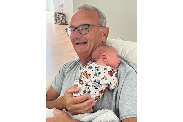 Chuck and Carol Bode's 2nd grandchild in last 3 months - congratulations!