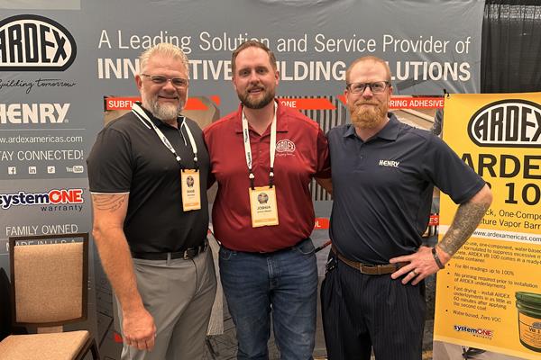 Shane Harris, Joshua Gillespie and Jon Bockelman of Ardex