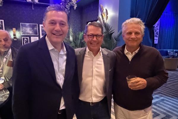 Paul DeCock (Mohawk Industries), Patrick Warren (Daltile) and Charlie Dilks (CCA Global)