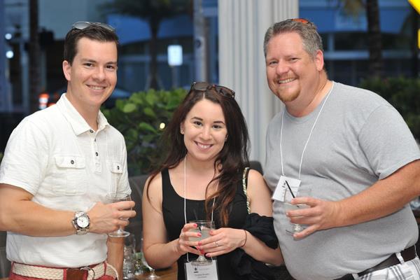 Jason Mease with Christina Silvestro and Ed Marcey from DAI Architects