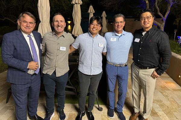 Bill Blackstock, Owen Fitzpatrick, Robert Hyun, Rick Morris and Youngwood Kim