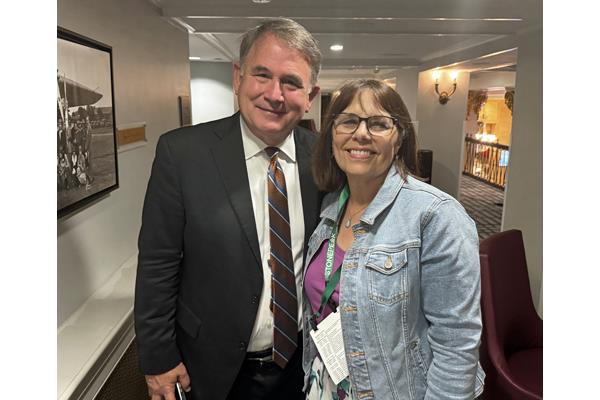 Bill Blackstock (RFCI) and Kathy Meyer (TCNA)