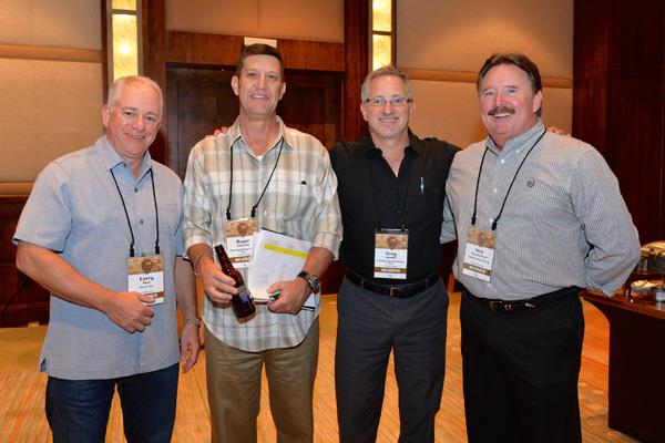Larry Barr, Floors, Inc., Roger Gilbreth and Greg Kenith, Flooring Design Group, Nick Freadreacea, The Flooring Gallery.