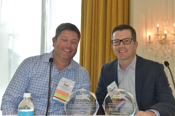 Joe Carmichael (ACS Flooring Group) and Danny Airhart (Tandus Centiva)
