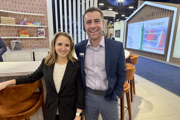 AHF's Catherine Del Vecchio and Brent Emore