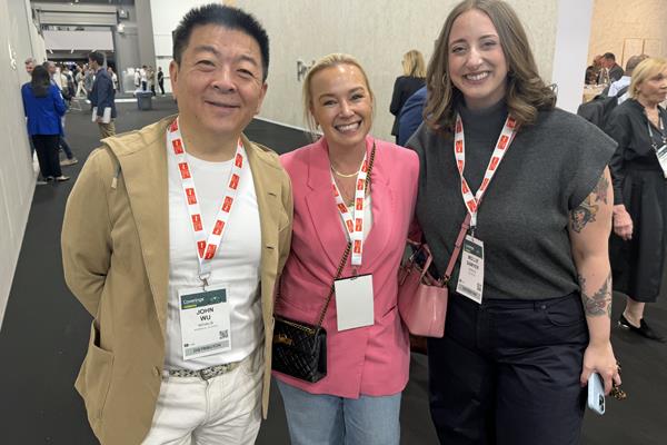 Novalis' John Wu, Kim Hill and Mollie Sawyer
