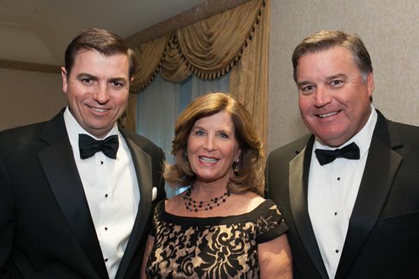 Zack Zehner with Kurt and Patty Topp (Mannington Commercial)