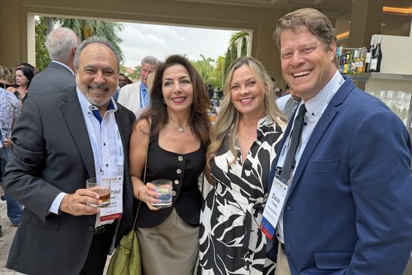 Michael and Zahra Ansari (Axis Interior System) and Michelle and Dave Triepke (Universal Metro)