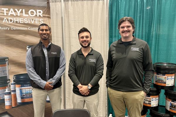 Three gentlemen with Taylor Adhesives