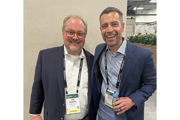 Tim Nieman and Brent Emore of Crossville/AHF Products