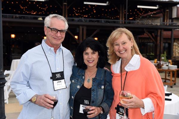 Jon and Kathy Pierce (Pierce Flooring and Design) and Anne Harr (Floor Focus)