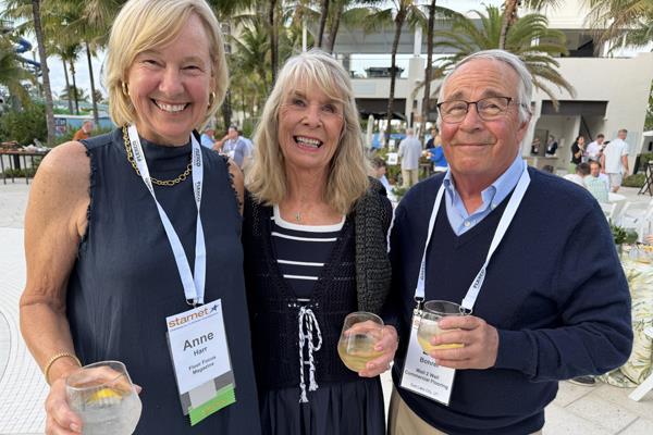 Anne Harr with Penny and Bill Bohrer (Wall 2 Wall Commercial Flooring)