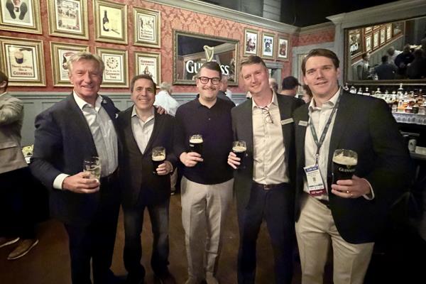 Piet Dossche with the Canopy leadership team