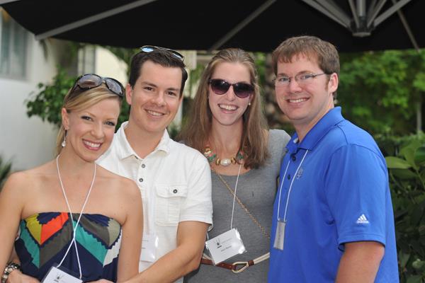 Kathryn and Jason Mease with Chris and Alison Banker (Tecton Architects)