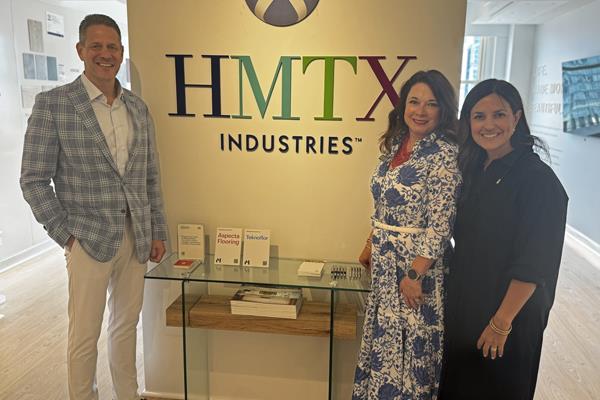 Russ Rogg and team in the HMTX space at The Mart